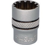 Llave de vaso dexter pro de 13 mm con cuadradillo de 1/4