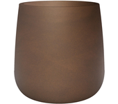 Maceta de polietileno de alta densidad camelia bronce 39x39 cm