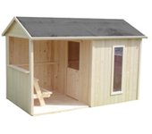 Caseta infantil de madera jazz 143x130x242 cm