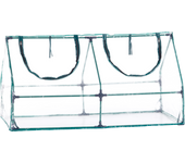 Mini invernadero de acero y pvc 120x60x60 cm
