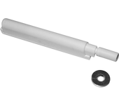 2 muelle expulsor de mecanismo oculto en pvc de 8x90 mm