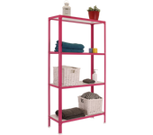 Estanteria sin tornillos homeclick rosa plus 5/30