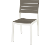 Silla de jardín de polipropileno harmony beige sin brazos