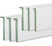 Kit de 6 tapetas hidrófigas lacadas de 7x220 cm