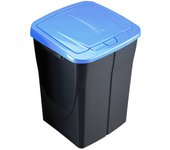 Cubo de la basura azul de 45 litros