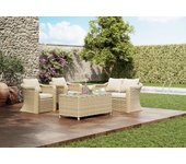 Conjunto de muebles de jardín berna para 4 comensales