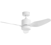 Ventilador de techo con luz silencioso dc arte confort maui blanco 106 cm