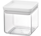 Bote de cocina pequeño apilable tapa gris claro brabantia