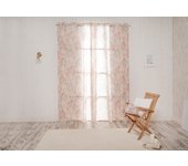 Visillo al corte algodón pitayaflor rosa ancho 280 cm