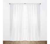 Visillo al corte lino taylor blanco ancho 280 cm