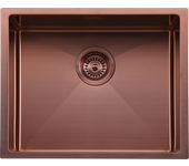 Fregadero de acero inox rectangular andemen venus cobre 54 x 44 cm