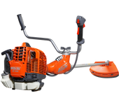 Desbrozadora de gasolina oleo-mac bc400t de 44 cc ancho de corte de 25 cm