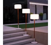 Farola solar exterior chloe 300 lm 155 cm