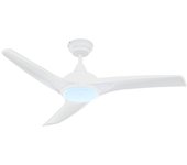 Ventilador de techo con luz exterior dc arte confort tavira blanco 132 cm