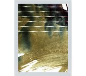 Cuadro pintado con marco dark abstract 30 cm x 40 cm