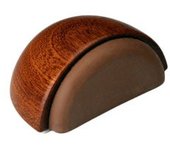 6 tope de puerta con adhesivo inofix sapelly madera, an.4.8x l.3.5 x h.2.4 cm