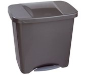 Cubo de basura de recogida selectiva con pedal denox para 40/50 litros