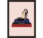 Cuadro pintado con marco 4 shoes 30 cm x 40 cm
