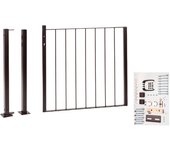 Kit puerta doorself briconadal 116x93,5 cm negra