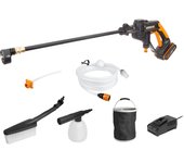 Hidrolimpiadora a batería worx hydroshot 20v 2ah 24 bares c/accesorios