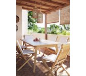 Estor enrollable de bambú salinas natural 150x200 cm