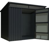 Caseta de metal huntington m de 237x201x186 cm y 4.5 m2