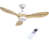 Ventilador de techo con luz silencioso dc forlight calar blanco 106.6 cm
