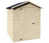 Caseta de madera lima de 171x198x175 cm y m2