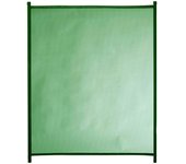 Valla de seguridad desmontable de poliéster / pvc verde 125x100 cm