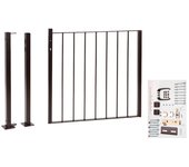 Kit puerta doorself bricofen 116x93,5 cm negra