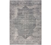 Alfombra viscosa pelo corto lara vintage gris 120x170cm