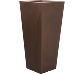 Maceta de polietileno melisa bronce 40x90 cm