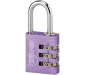 Candado 3 combi 30mm maxi purpura