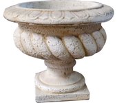 Figura decorativa copa colonial de 52 cm ocre