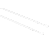 2 portavisillos de presión ø 8 mm blanco de 30-50 cm
