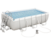 Piscina tubular de pvc rectangular bestway 4.04x2.01x1 m