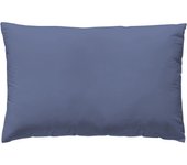 Funda de almohada wash garment percal 200 hilos brown 45 x 125 cm