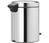 Papelera baño newicon gris 5l