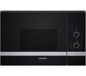 Microondas integrable siemens bf520lmr0 20l 800w negro