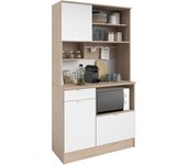 Alacena cocina socool jackson blanco / roble 185.7 x 100.2 x 45.3cm