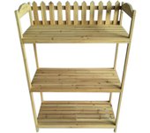 Mueble carrito decorativo de 83x40,5x121 cm marrón