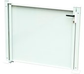 Kit puerta para valla doorself blind blanca 116x93,5 cm