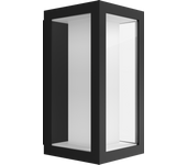 Aplique de exterior led philips hue inteligente impress negro