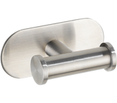 Percha de baño orea plata mate 10 x 4,5 x 6,5 cm