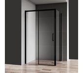 Mampara frontal corredera vistablack 195x140x80 cm