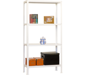 Estanteria sin tornillos homeclick blanca plus 5/30