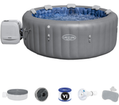 Spa de exterior hinchable santorini bestway de 216x80x216 cm