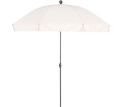 Parasol de 8 varillas blanco de 200cm