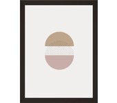 Cuadro pintado con marco shapes iii 30 cm x 40 cm