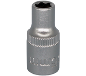 Llave de vaso dexter de 6 caras de 5 mm con cuadradillo de 1/4